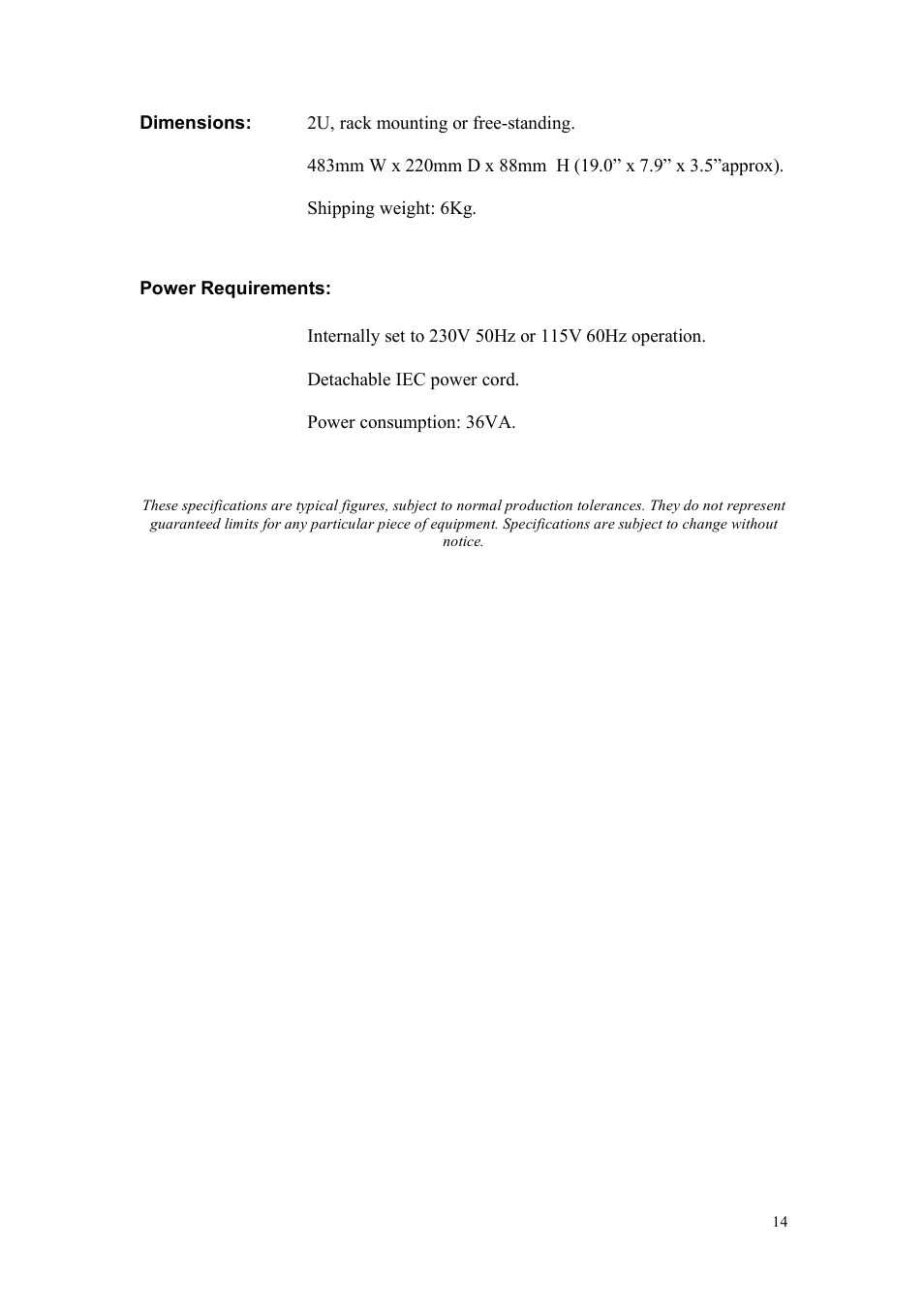 TL Audio A4 User Manual | Page 14 / 15