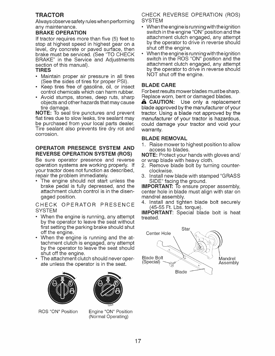 Tractor | Craftsman 917.28924 User Manual | Page 17 / 64