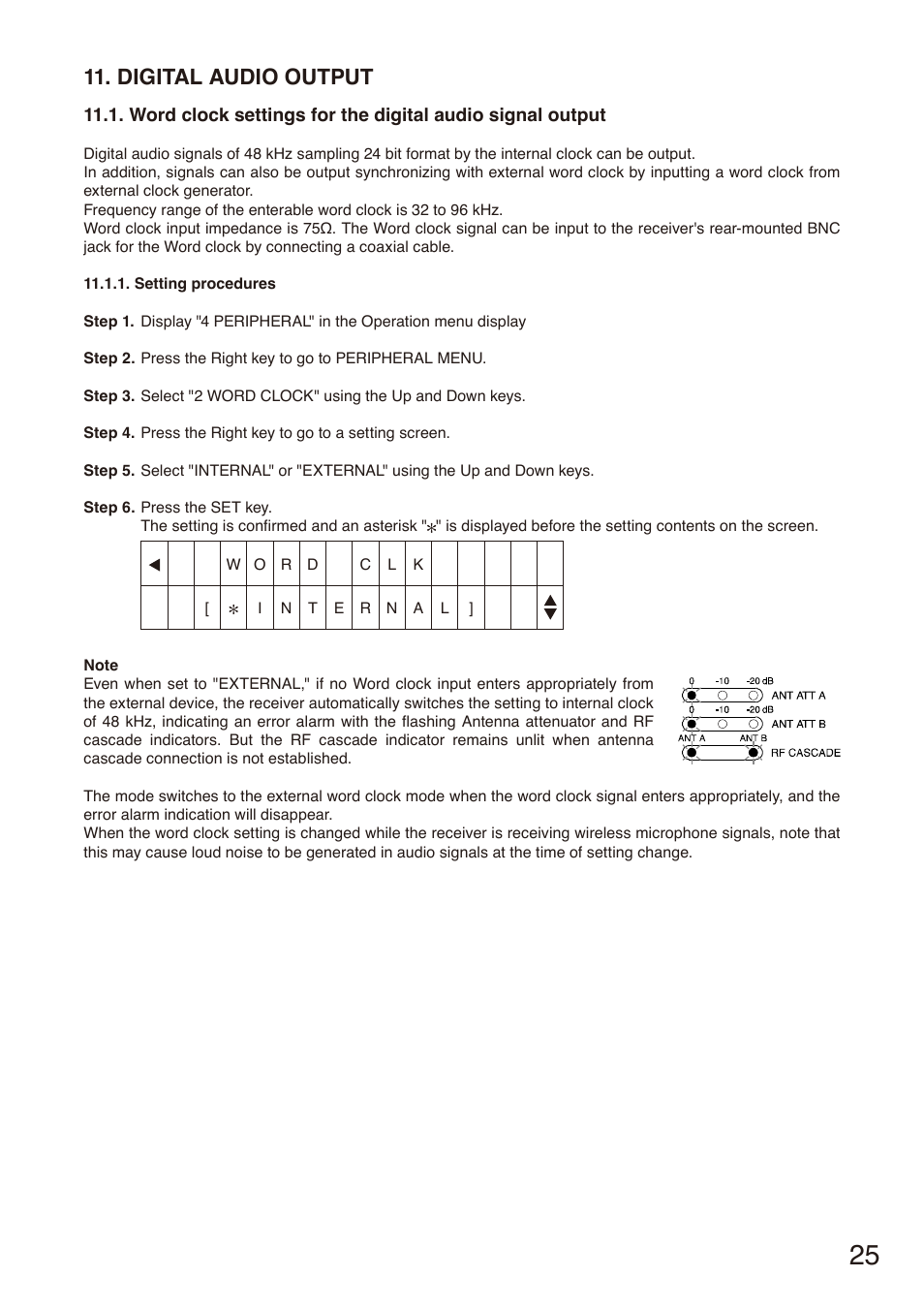 Digital audio output, E p. 25 | Toa S-D7802 User Manual | Page 25 / 40