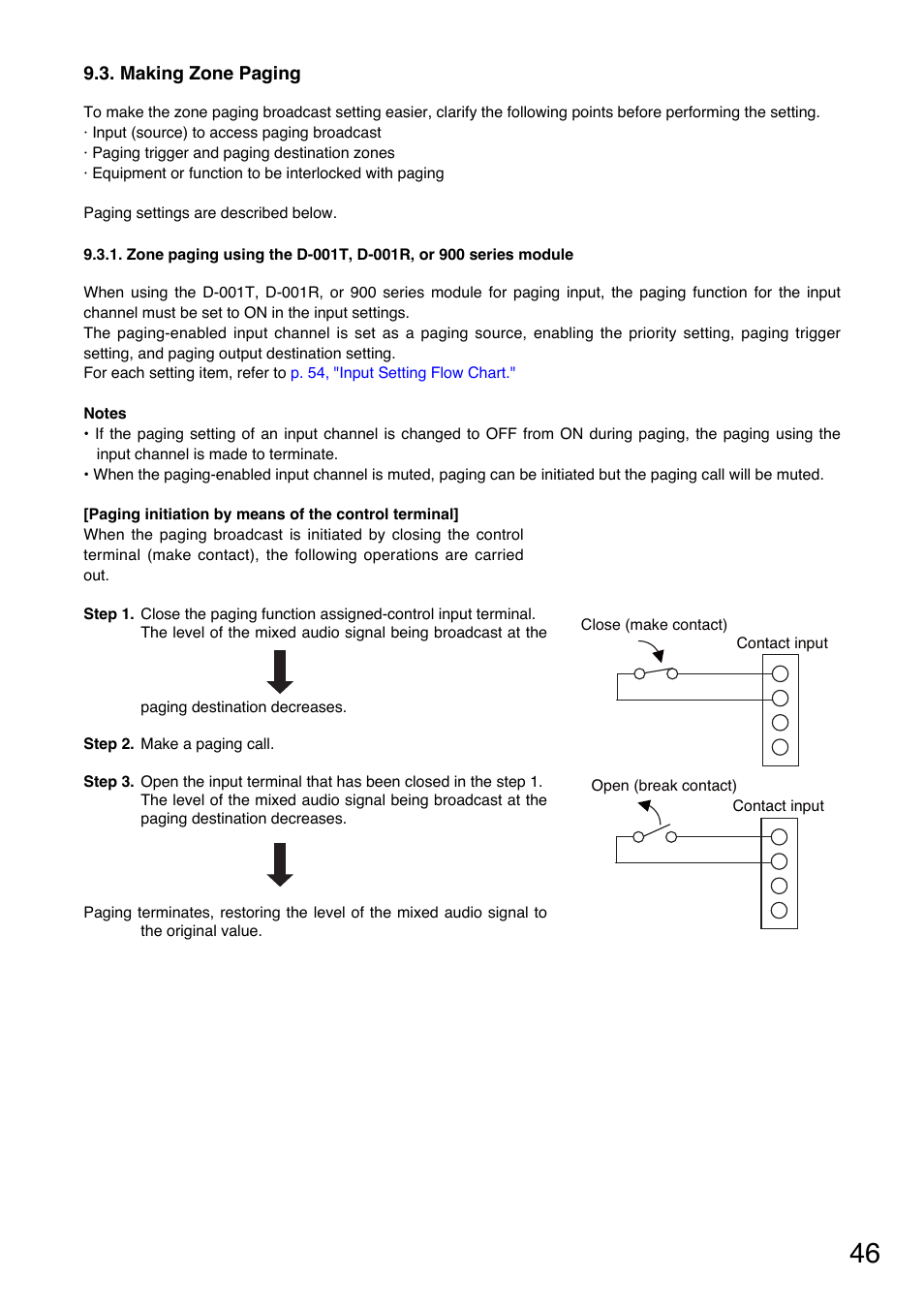 Making zone paging | Toa A-9240SHM2 User Manual | Page 46 / 163