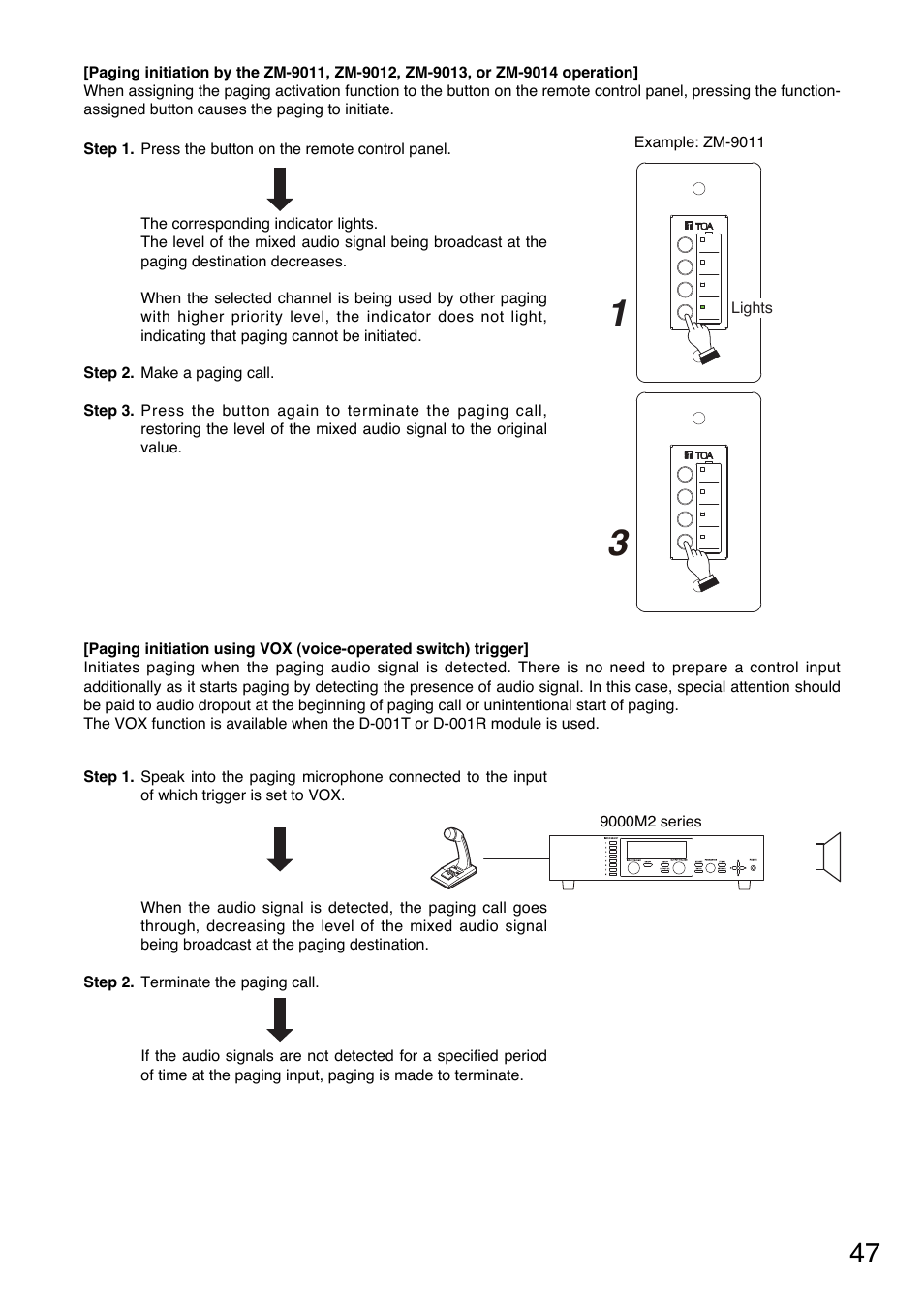 Toa A-9240SHM2 User Manual | Page 47 / 163