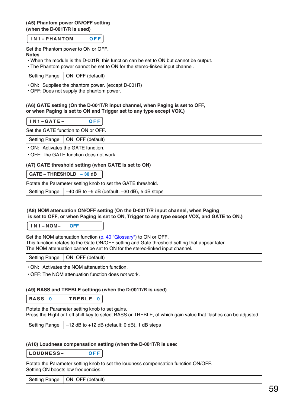 P.59-a8), P.59-a5), P.59-a10) | P.59-a9), P.59-a6), P.59-a7) | Toa A-9240SHM2 User Manual | Page 59 / 163