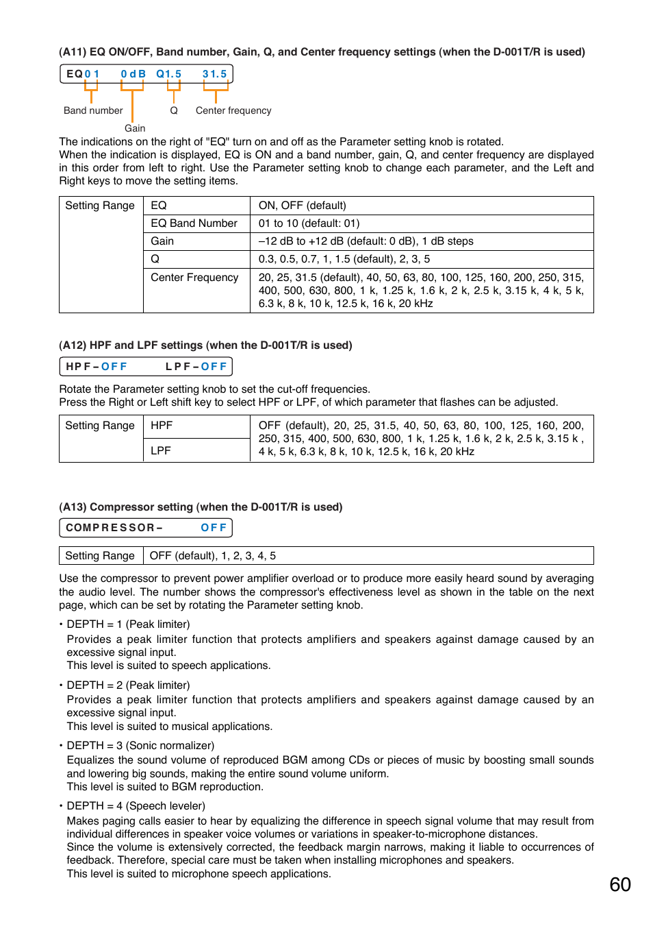 P.60-a13), P.60-a12), P.60-a11) | Toa A-9240SHM2 User Manual | Page 60 / 163