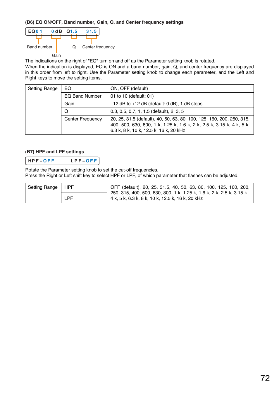 P.72-b7), P.72-b6) | Toa A-9240SHM2 User Manual | Page 72 / 163