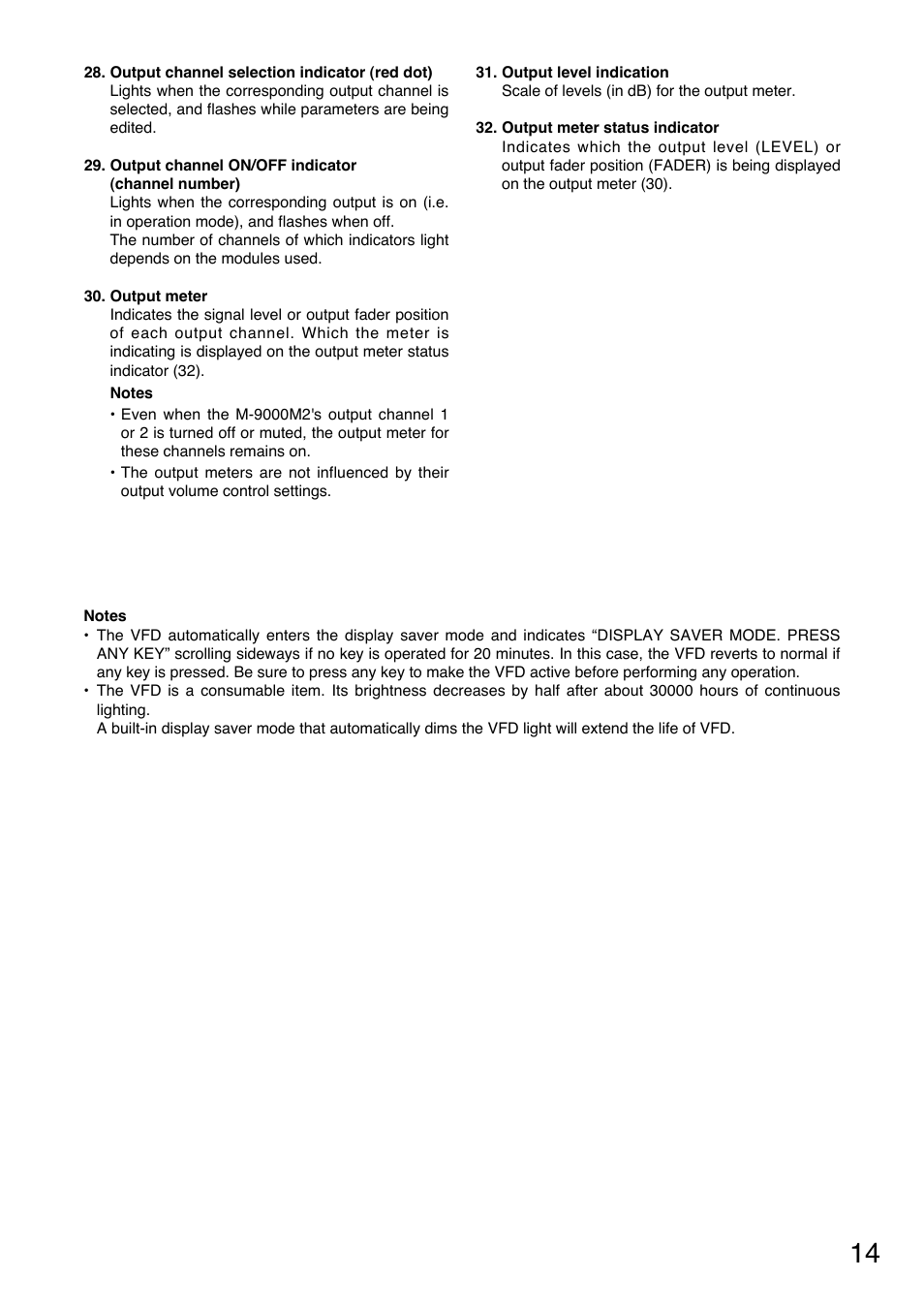 Toa M-9000M2 v.2.00 User Manual | Page 14 / 155
