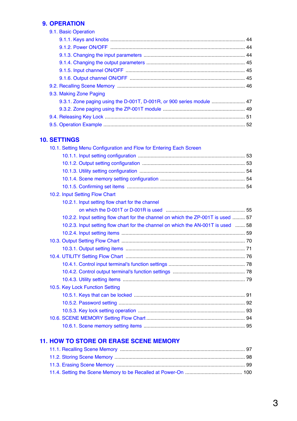Toa M-9000M2 v.2.00 User Manual | Page 3 / 155