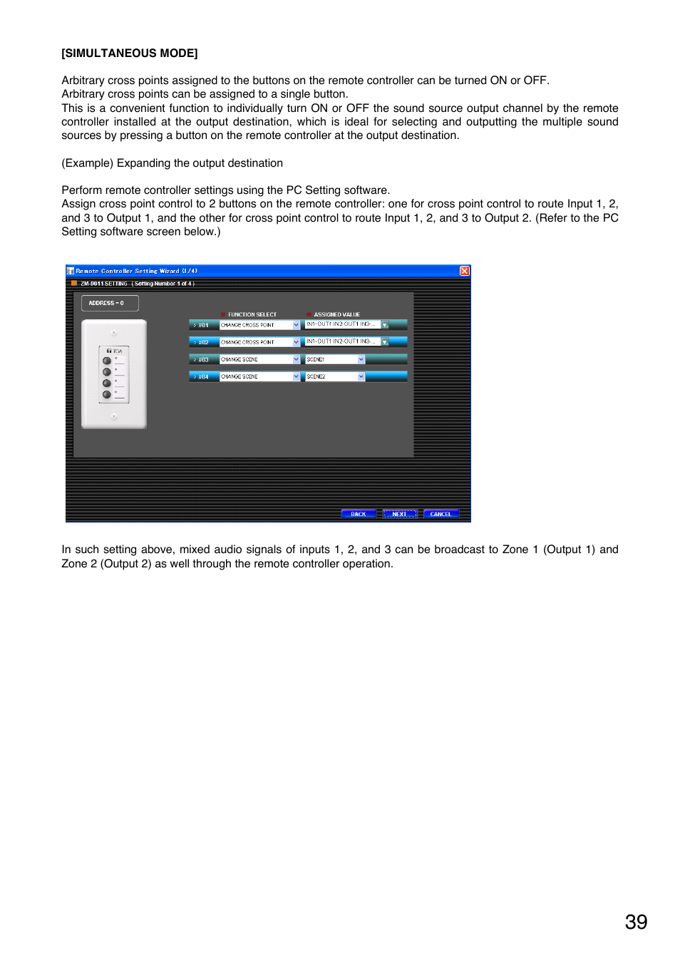 Toa M-9000M2 v.2.00 User Manual | Page 39 / 155