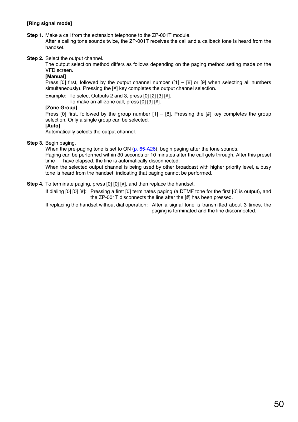 Toa M-9000M2 v.2.00 User Manual | Page 50 / 155