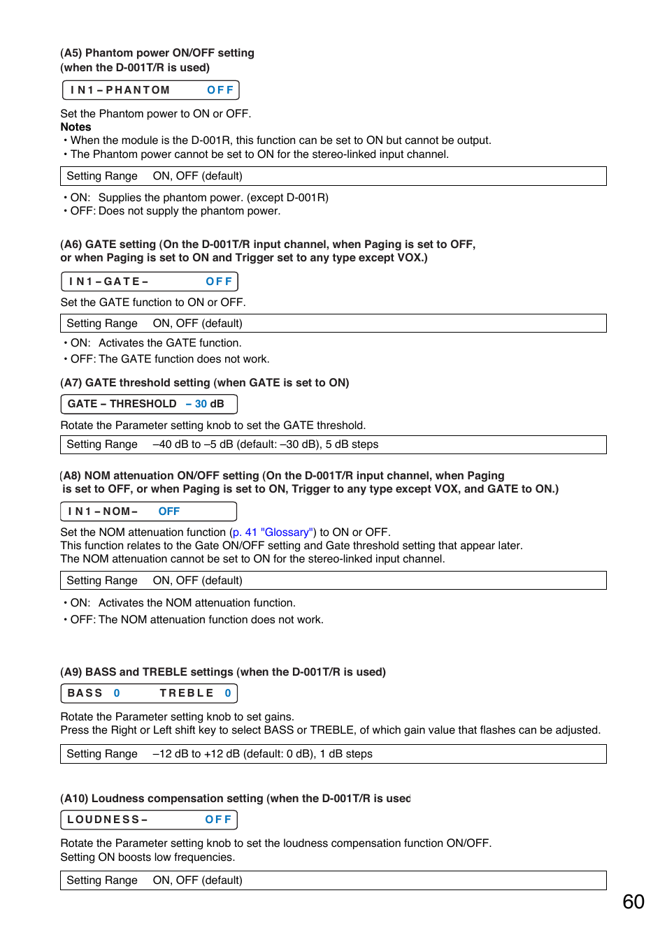 P.60-a8), P.60-a5), P.60-a10) | P.60-a9), P.60-a6), P.60-a7) | Toa M-9000M2 v.2.00 User Manual | Page 60 / 155