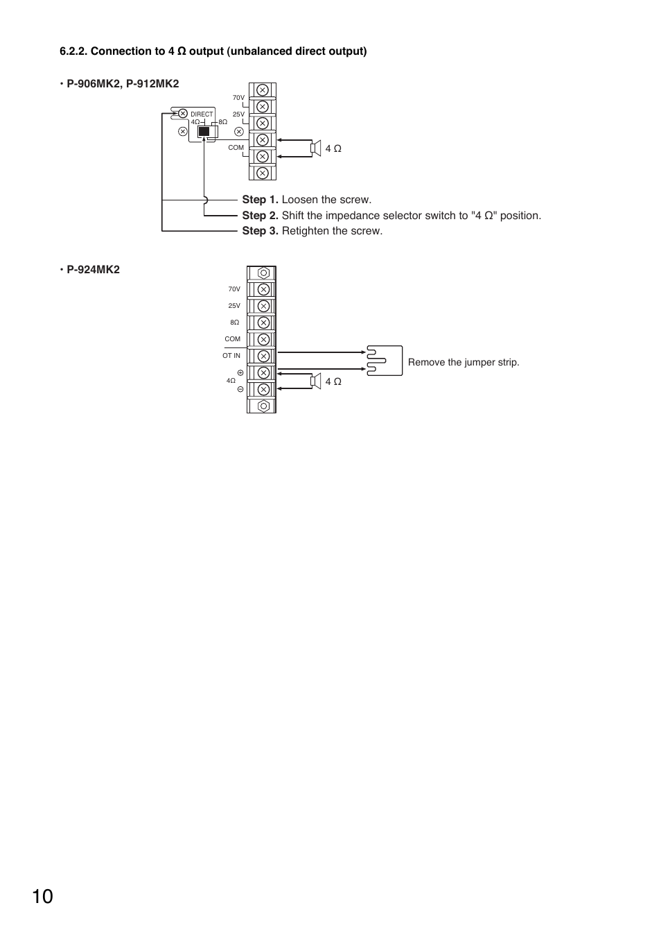Toa P-924MK2 User Manual | Page 10 / 16