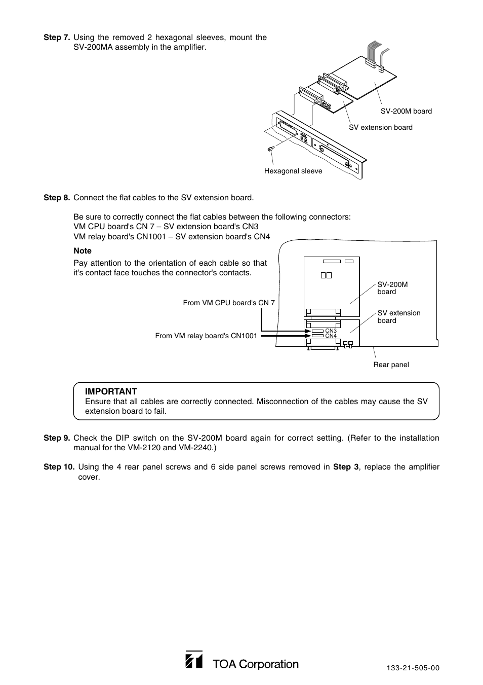 Toa SV-200MA User Manual | Page 4 / 4