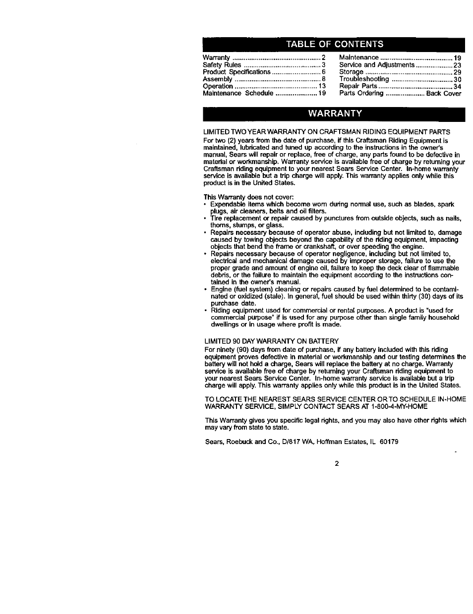 Craftsman 917.272230 User Manual | Page 2 / 64