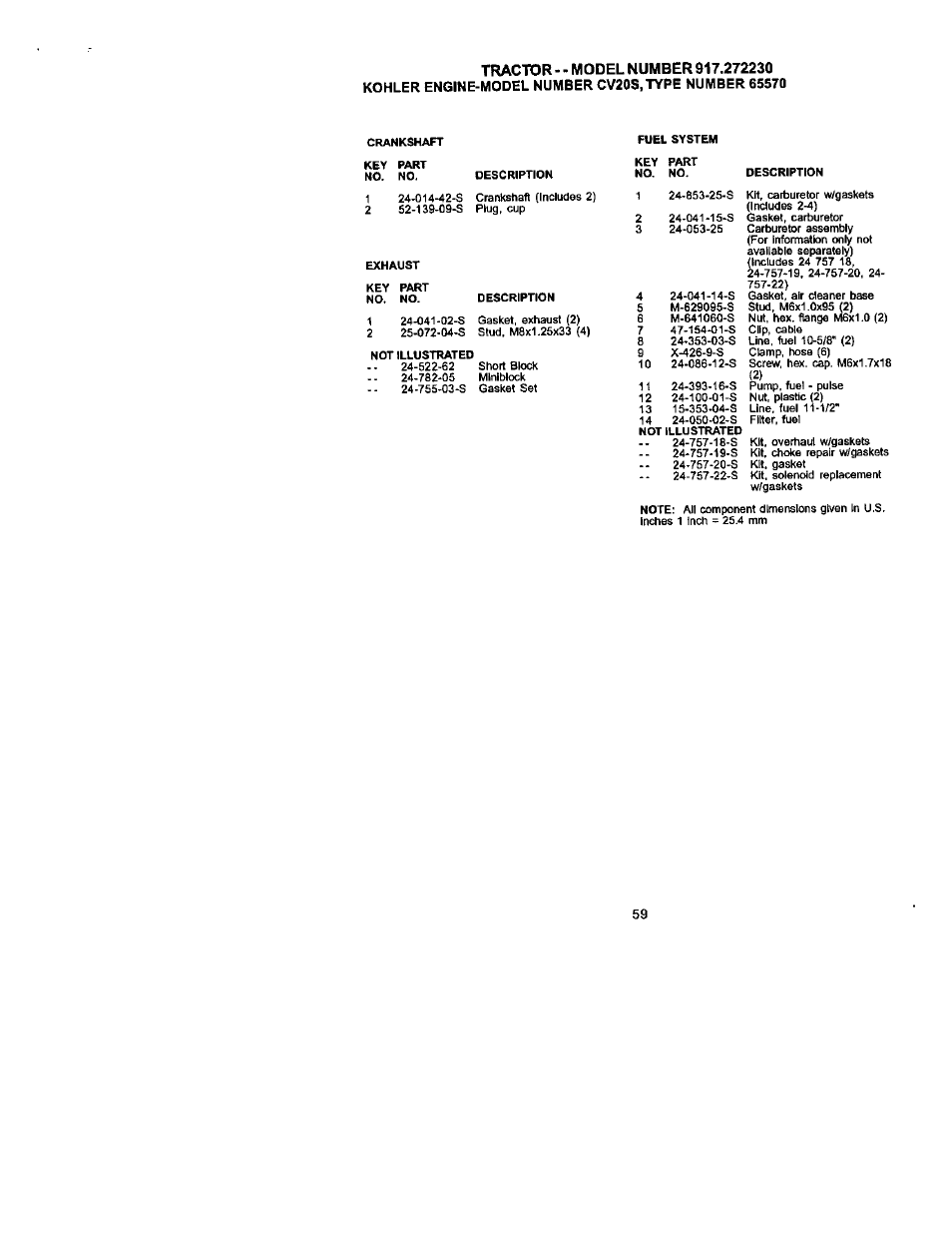 Craftsman 917.272230 User Manual | Page 59 / 64