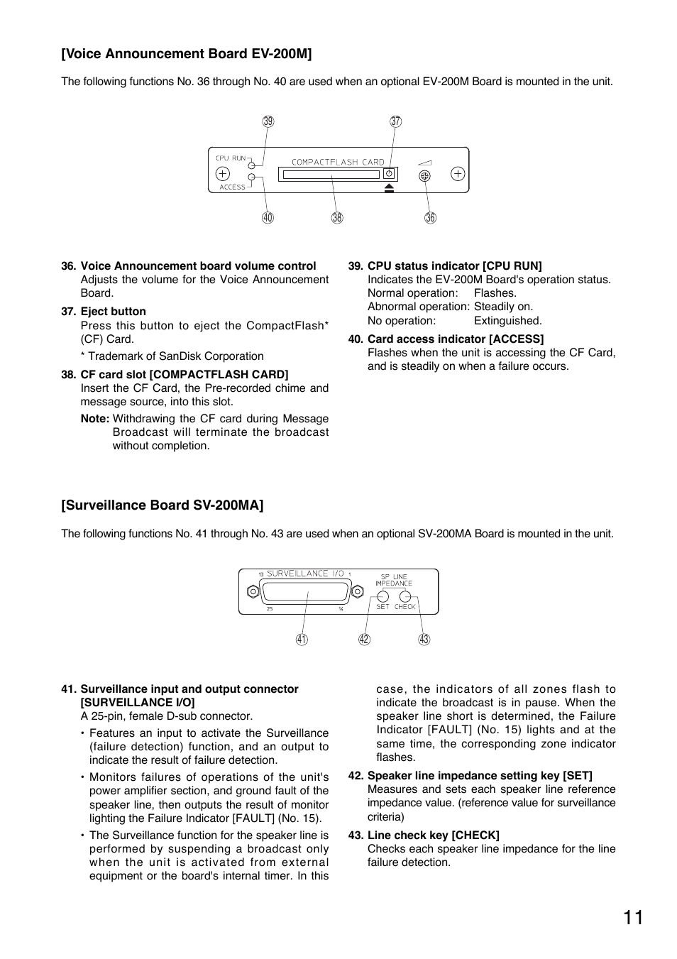 Toa SV-200MA User Manual | Page 11 / 60