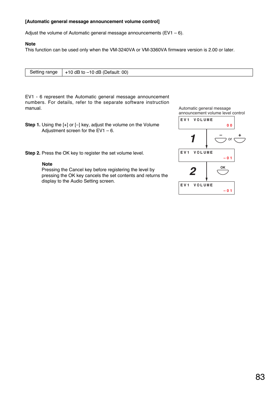 Toa VM-3000 Series User Manual | Page 83 / 149
