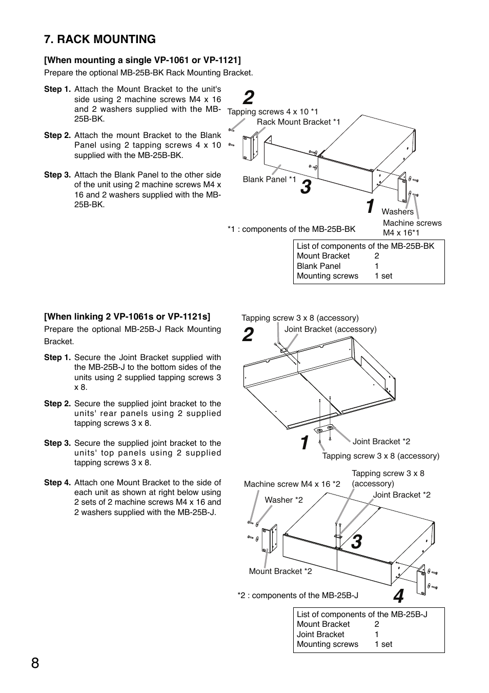 Toa VP-1361 Manual User Manual | Page 8 / 12