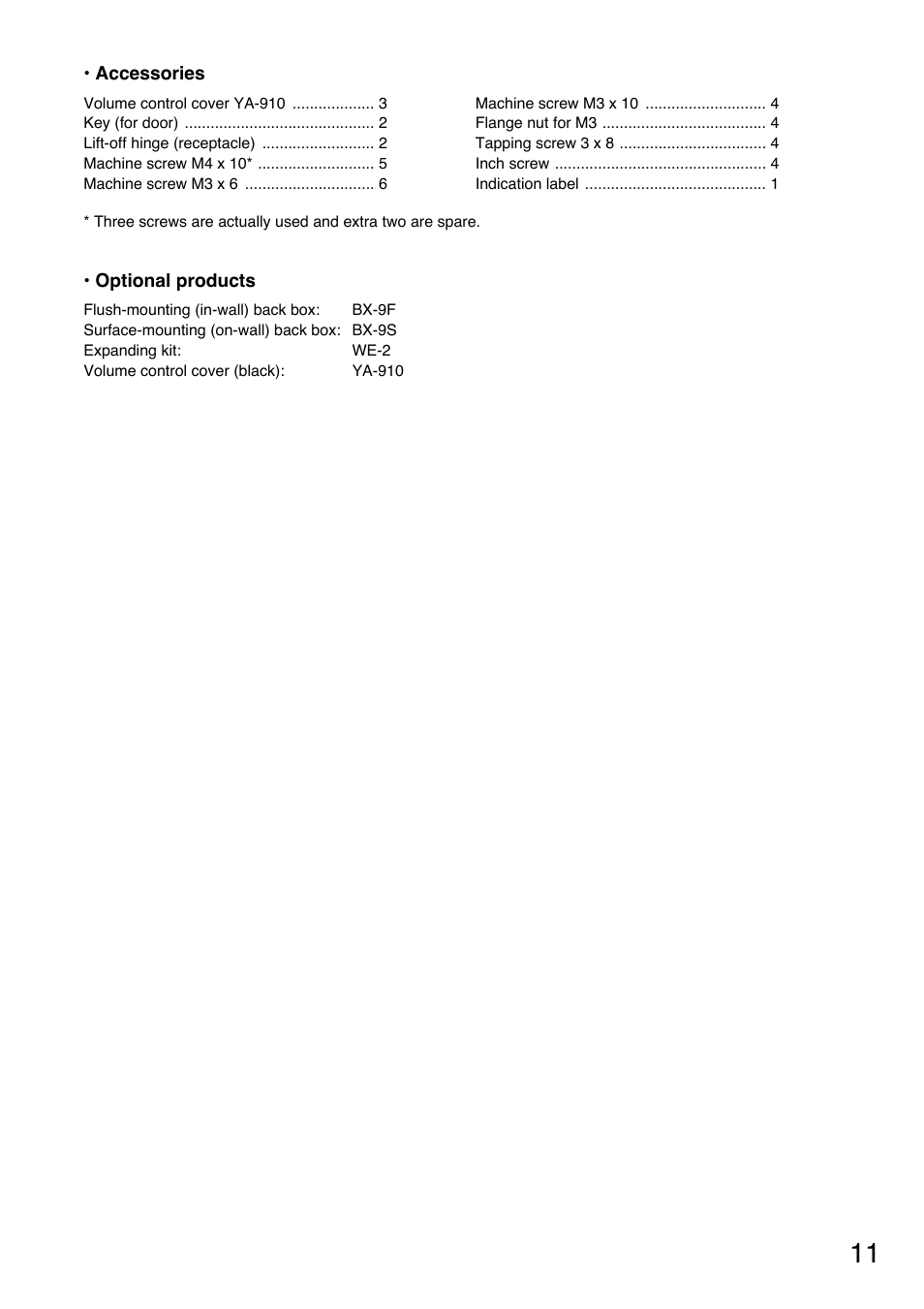 Toa W-912A Manual User Manual | Page 11 / 12