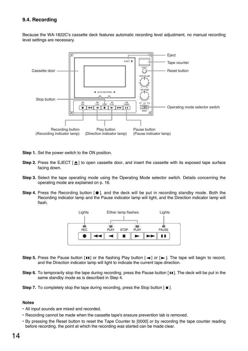 Toa WA-1822C User Manual | Page 14 / 24