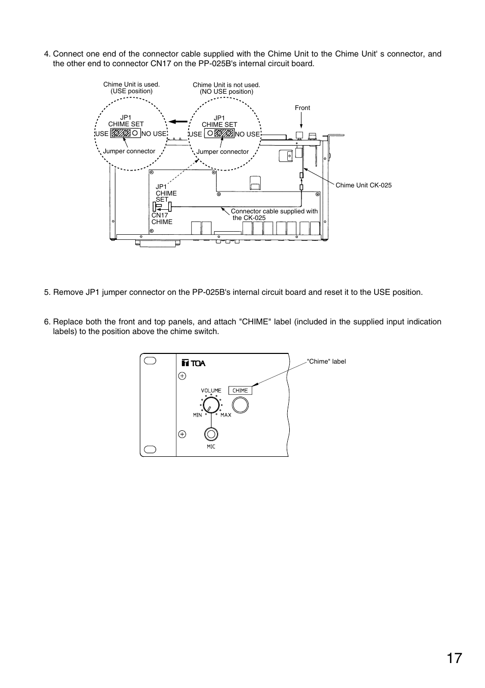 Toa FS-970 SERIES User Manual | Page 17 / 56