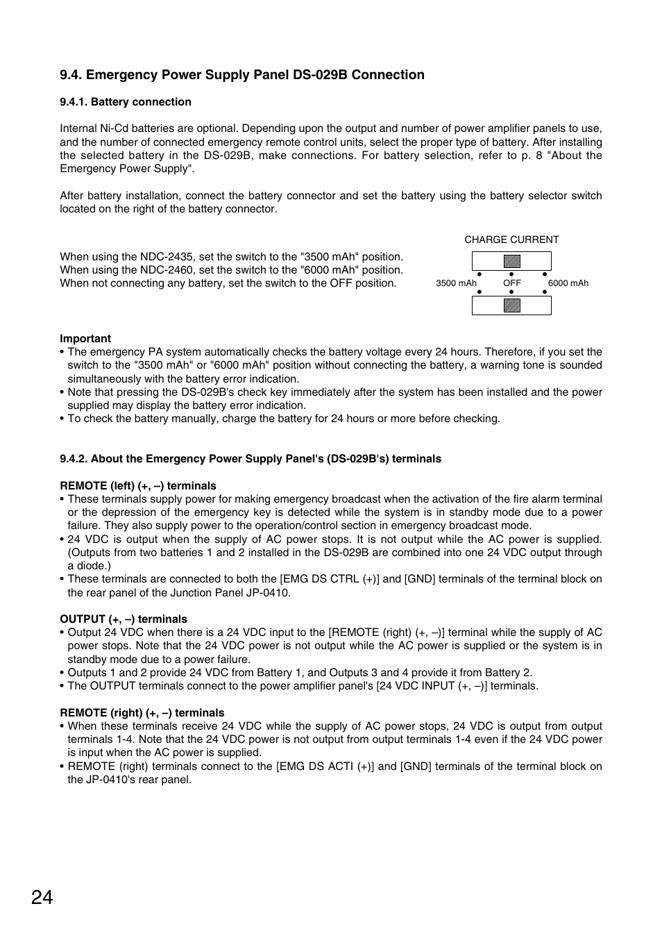 Toa FS-970 SERIES User Manual | Page 24 / 56