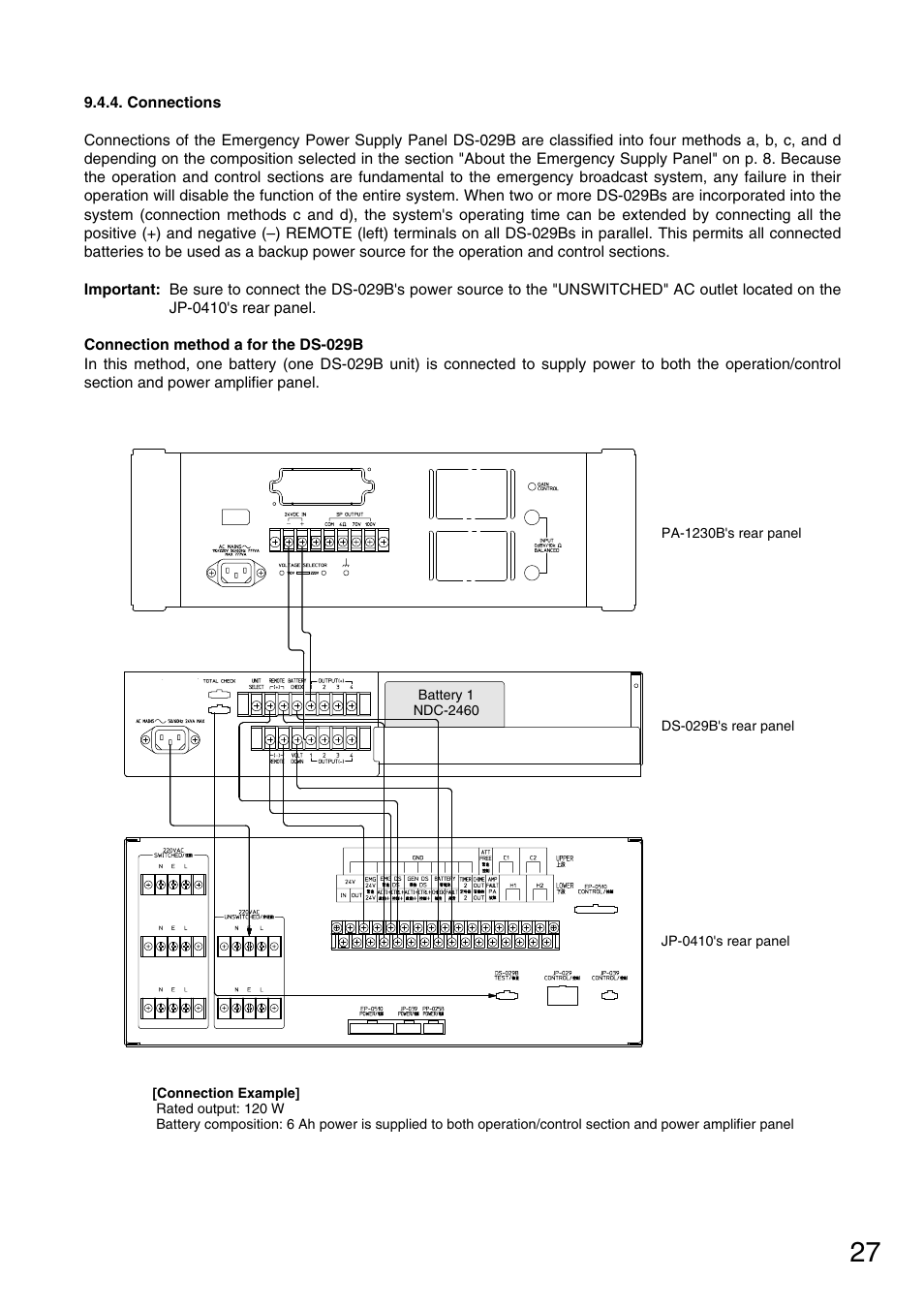 Toa FS-970 SERIES User Manual | Page 27 / 56