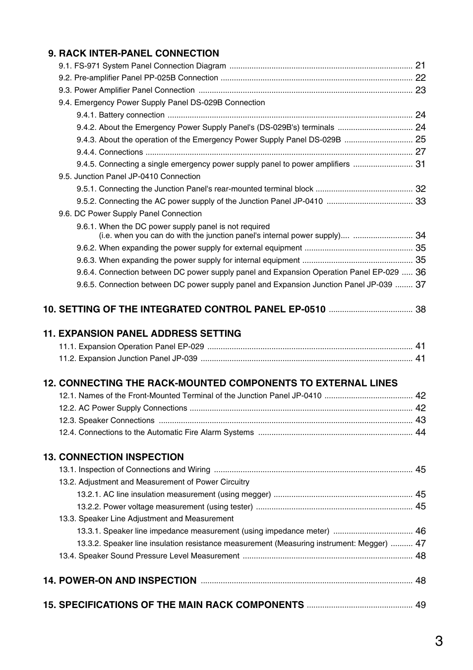 Toa FS-970 SERIES User Manual | Page 3 / 56