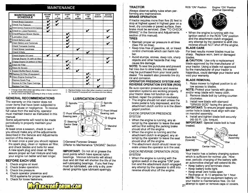 Maintenance | Craftsman 917.28746 User Manual | Page 11 / 18