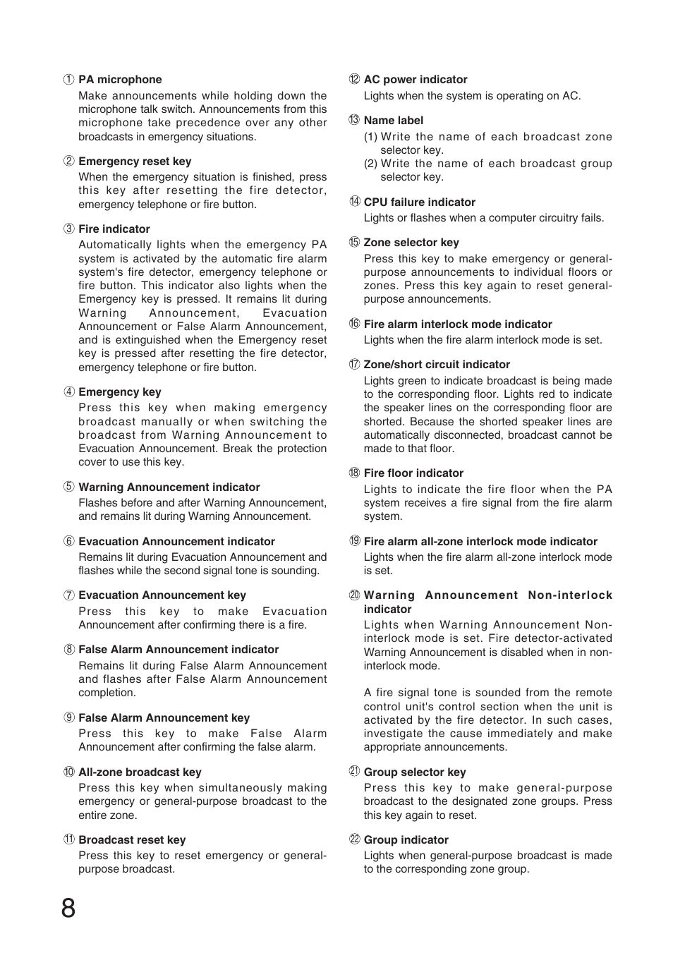 Toa RM-971 User Manual | Page 8 / 36