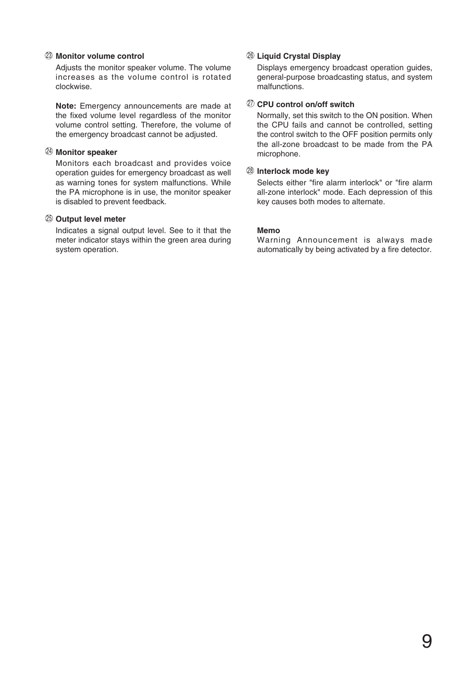 Toa RM-971 User Manual | Page 9 / 36