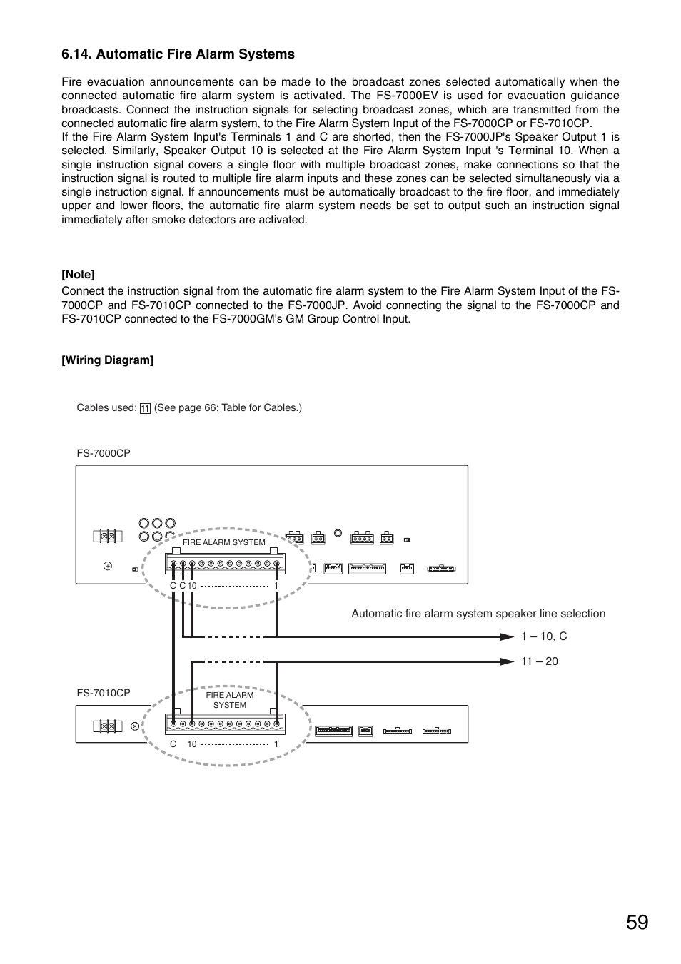 Automatic fire alarm systems | Toa FS-7000 SERIES Installation User Manual | Page 59 / 92