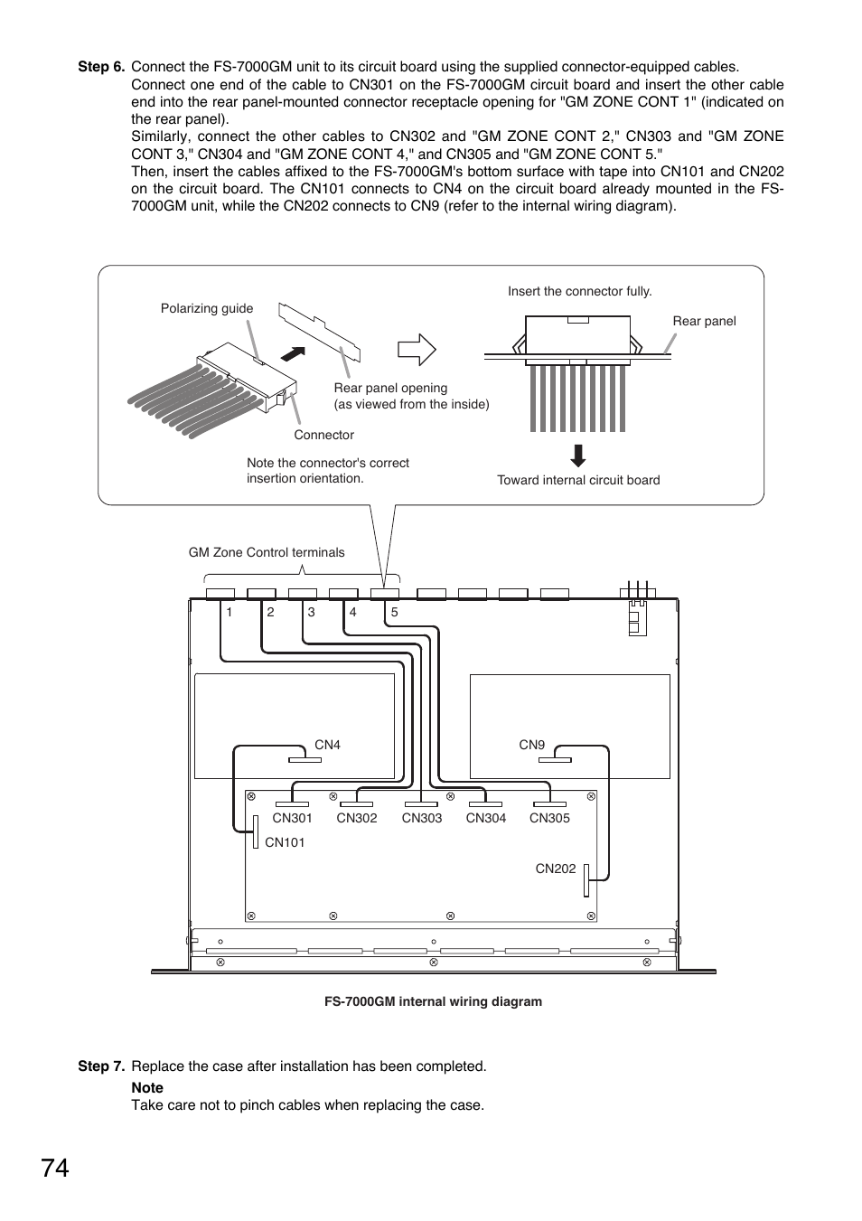 Toa FS-7000 SERIES Installation User Manual | Page 74 / 92