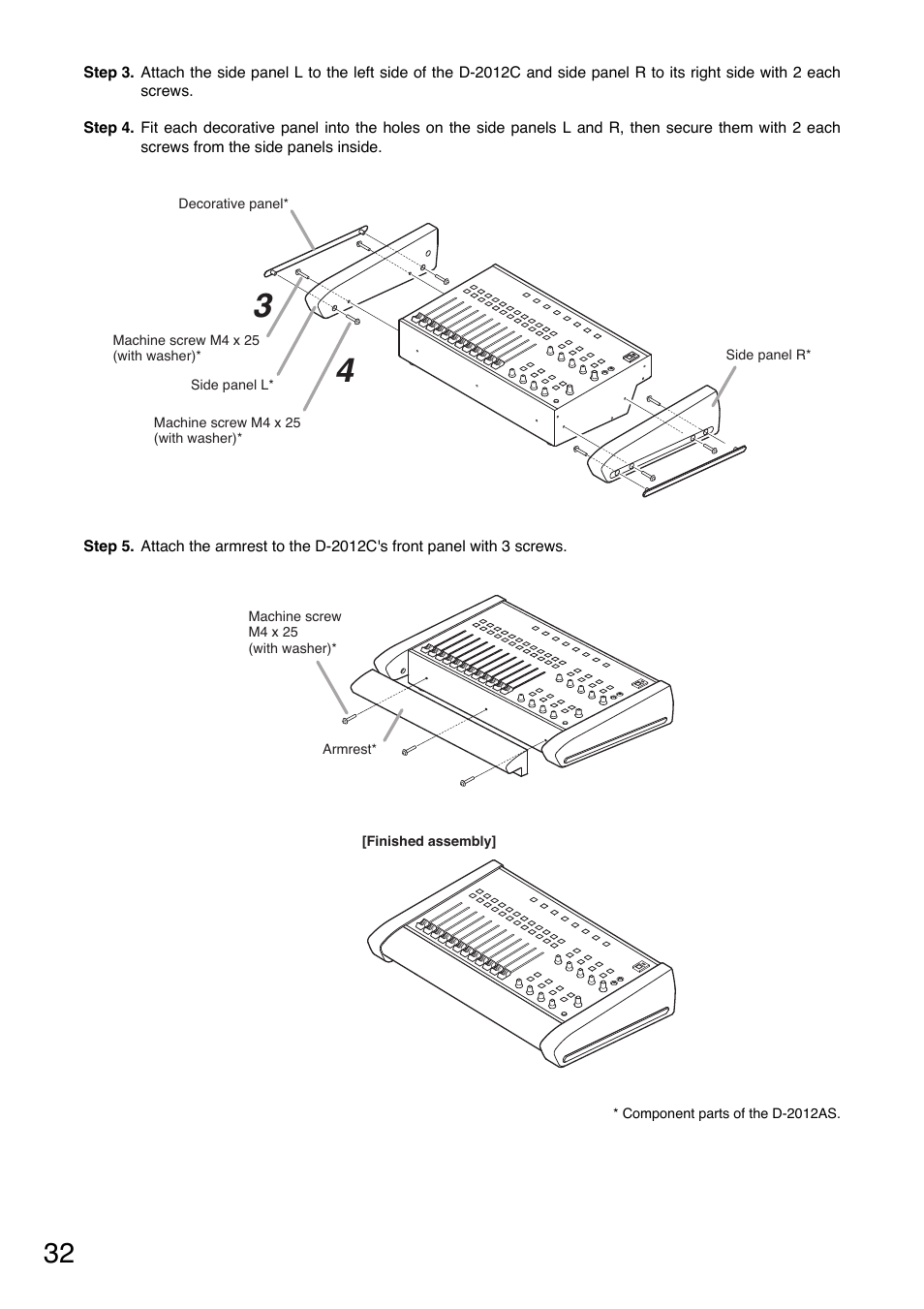 Toa D-2000 Series Installation User Manual | Page 32 / 84