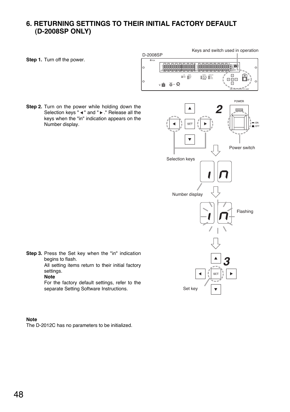 Toa D-2000 Series Installation User Manual | Page 48 / 84