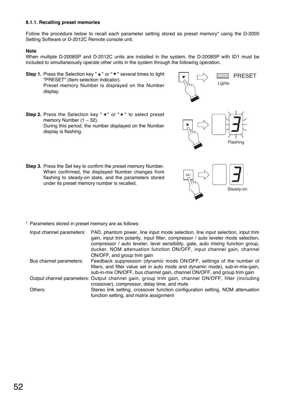 Toa D-2000 Series Installation User Manual | Page 52 / 84
