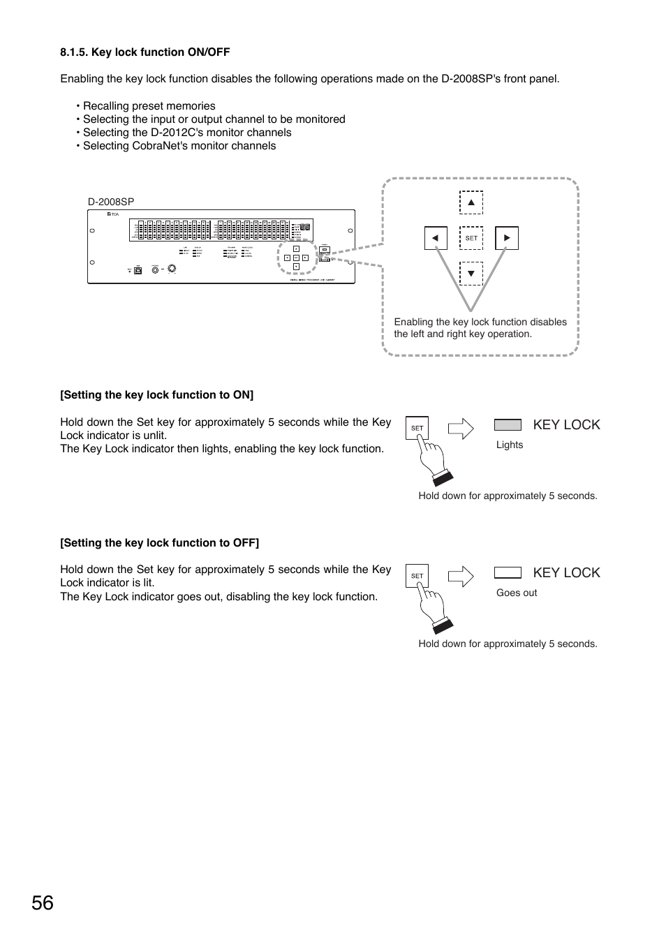 Toa D-2000 Series Installation User Manual | Page 56 / 84