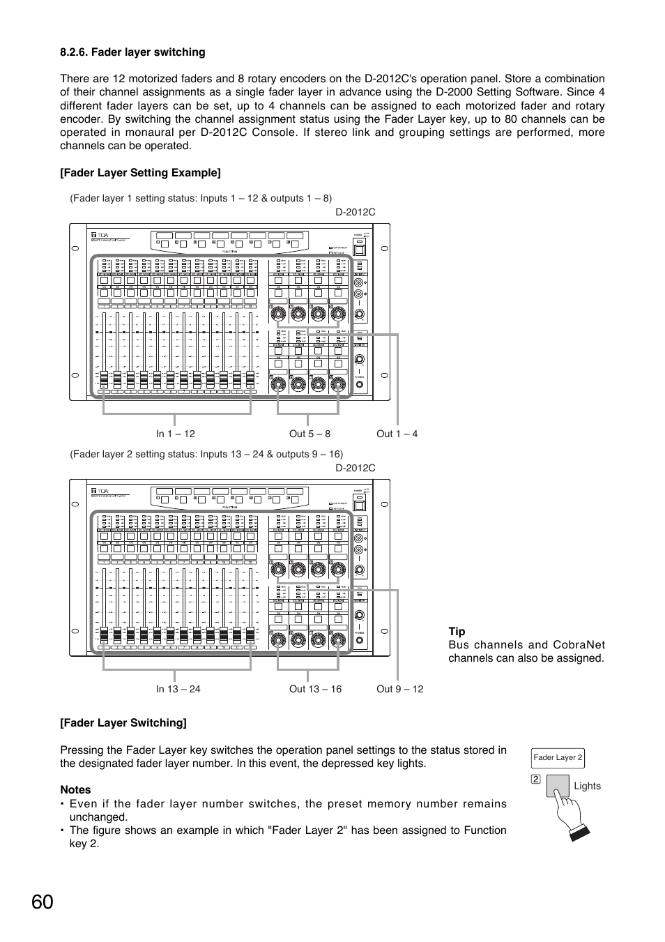 Toa D-2000 Series Installation User Manual | Page 60 / 84