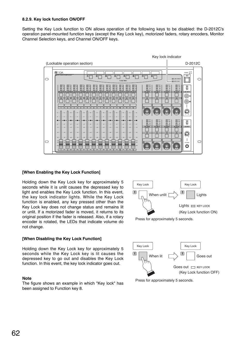 Toa D-2000 Series Installation User Manual | Page 62 / 84