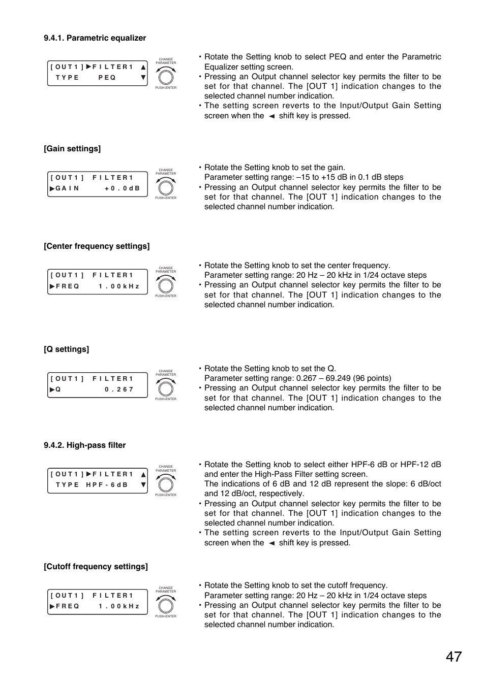 Toa D-901 User Manual | Page 47 / 96