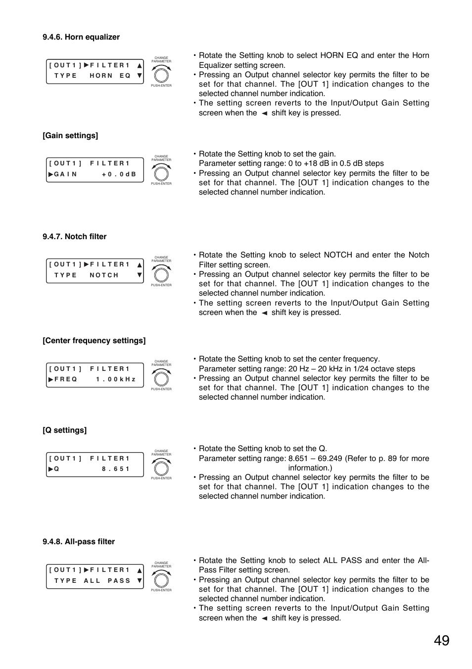 Toa D-901 User Manual | Page 49 / 96