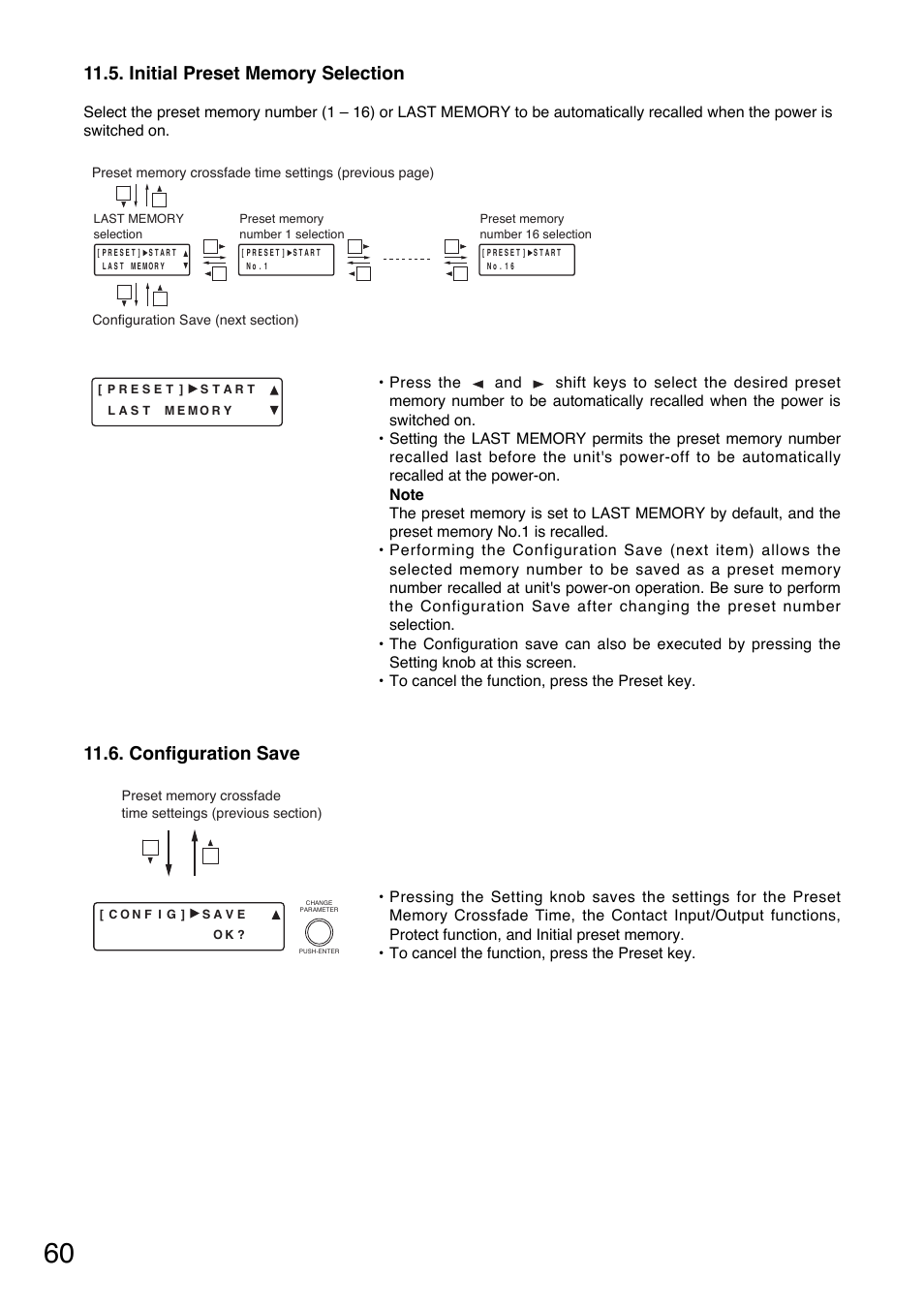 Configuration save | Toa D-901 User Manual | Page 60 / 96