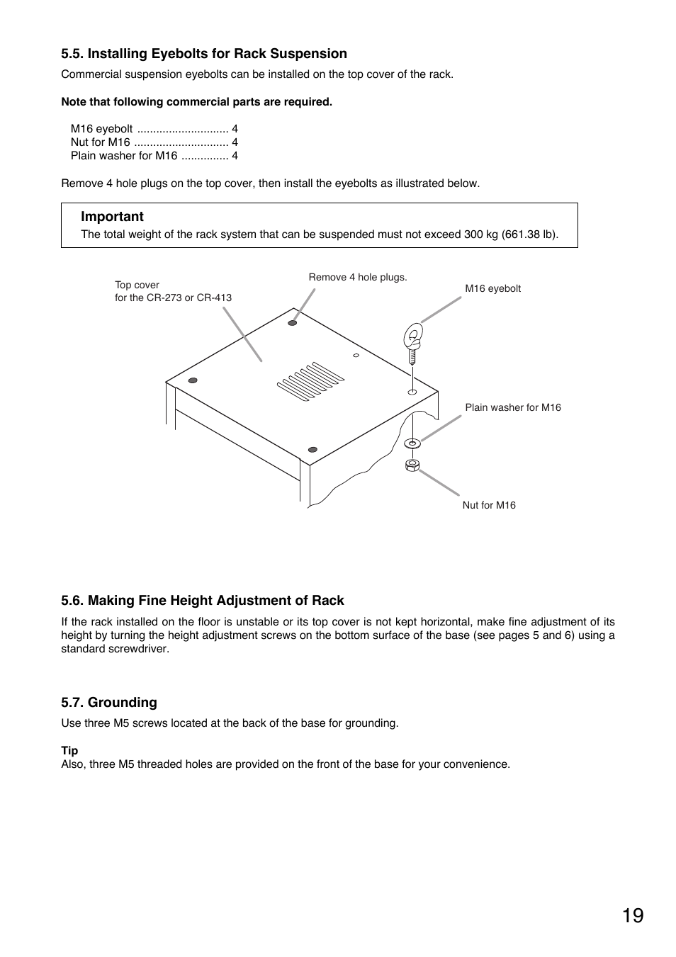Toa CR-413 User Manual | Page 19 / 20