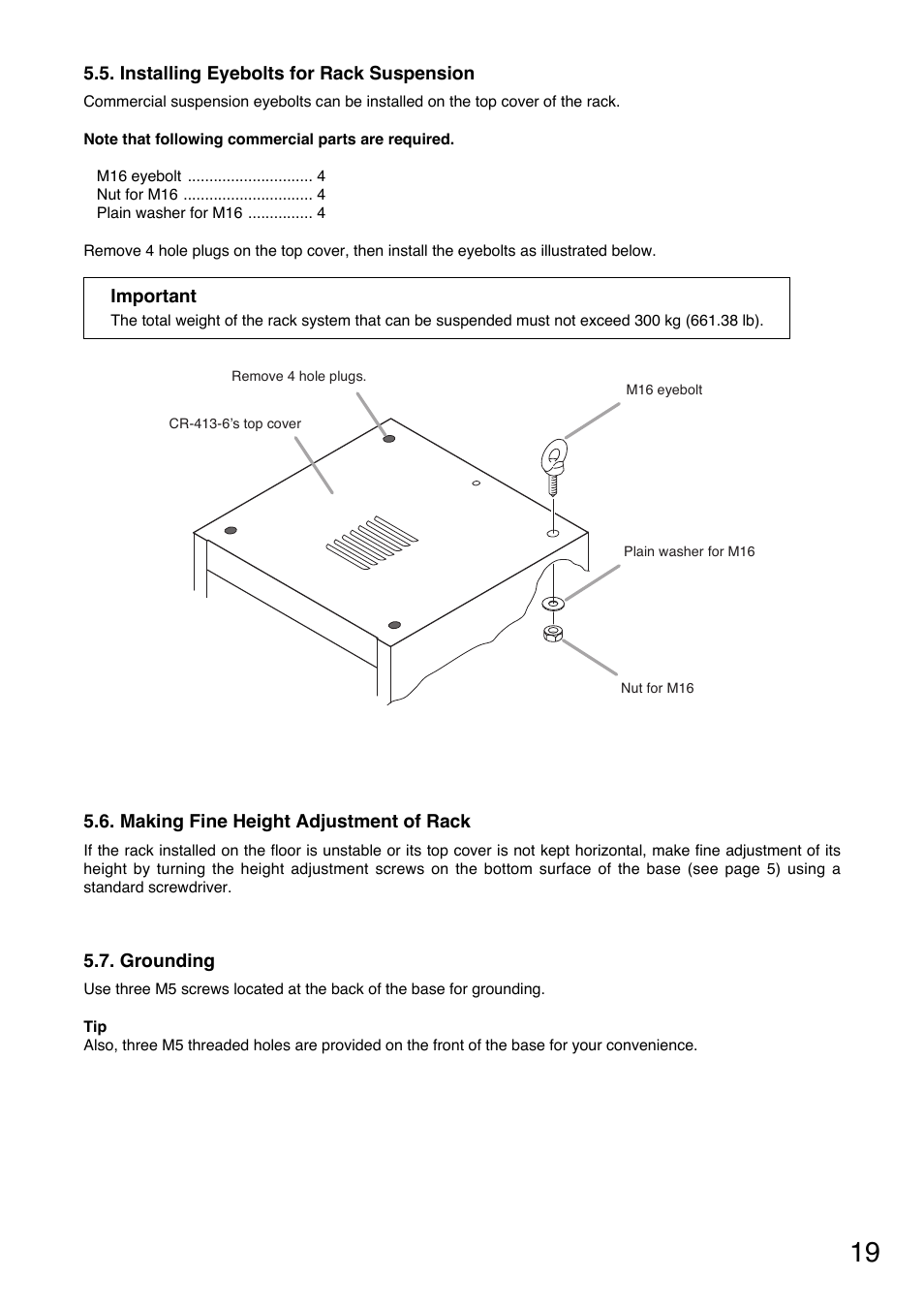 Toa CR-413-6 User Manual | Page 19 / 20