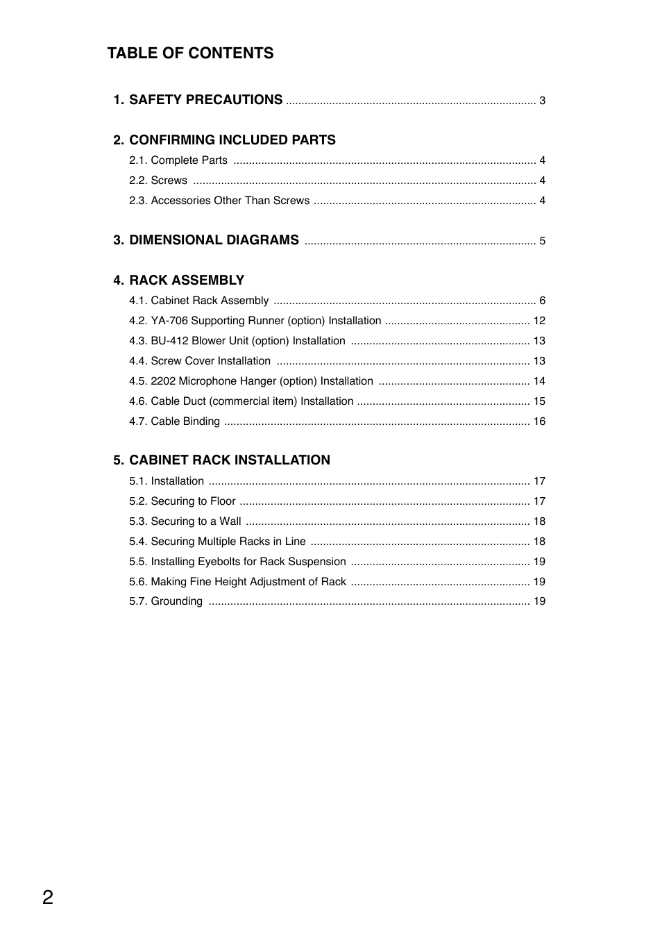 Toa CR-413-6 User Manual | Page 2 / 20