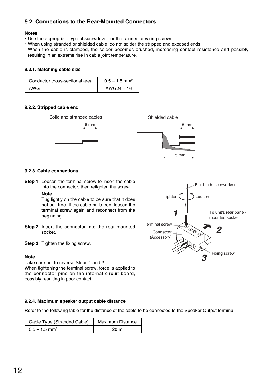 Toa EV-20R User Manual | Page 12 / 20