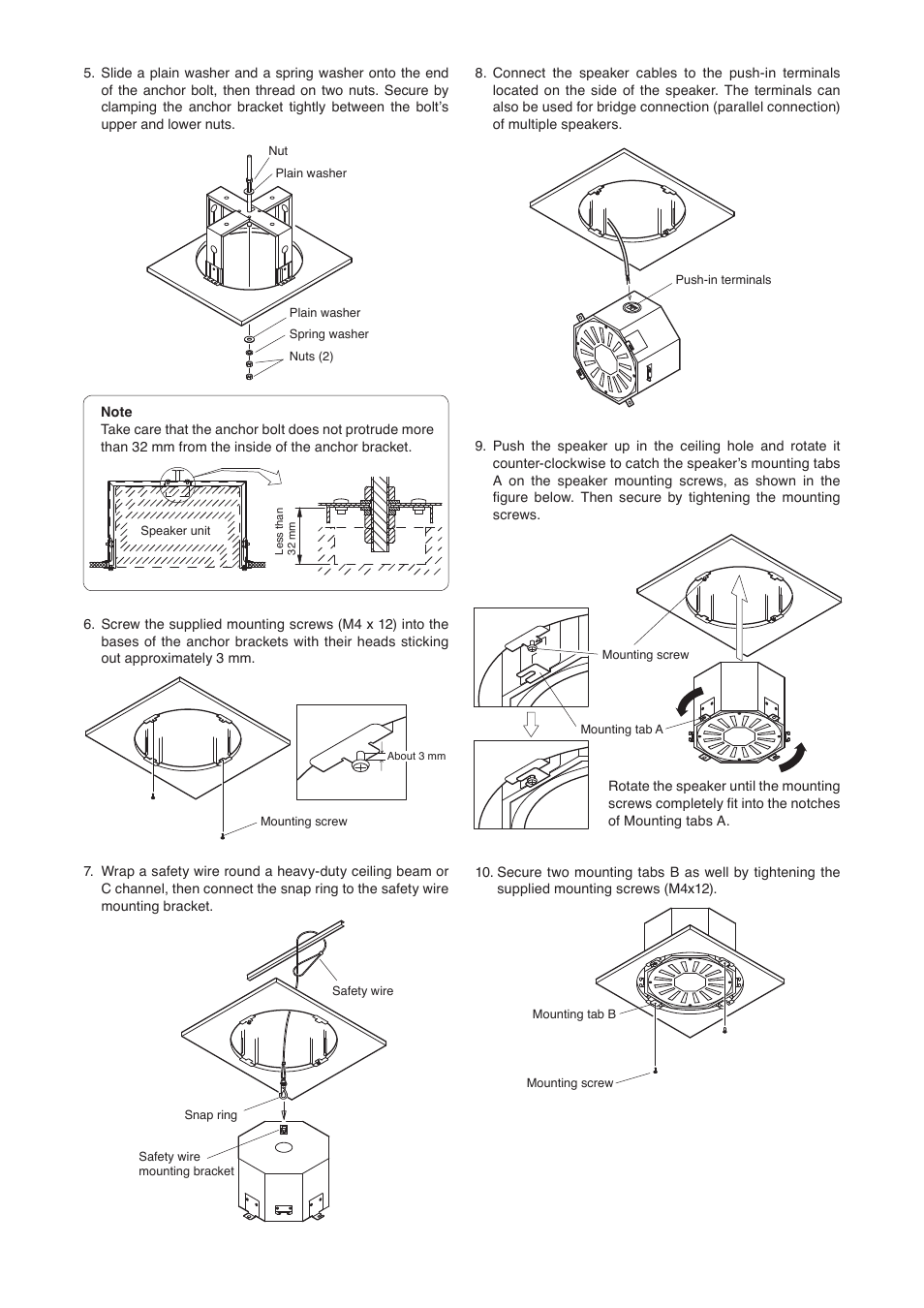 Toa ES-C0651 User Manual | Page 3 / 4