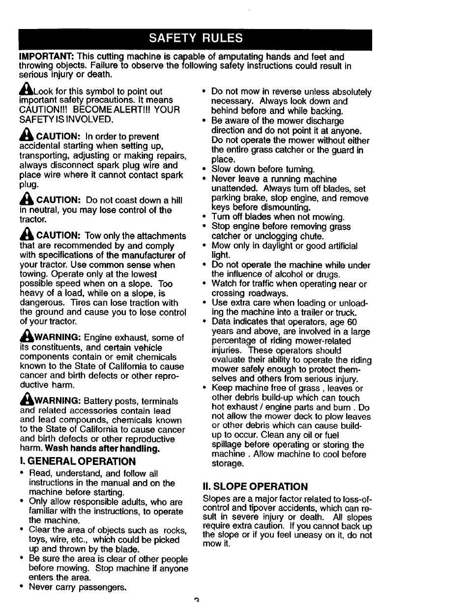 Safety rules | Craftsman 917.275013 User Manual | Page 3 / 60