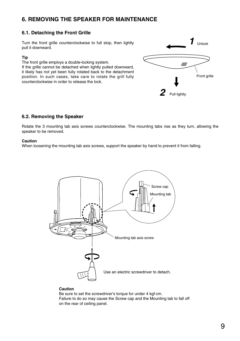 Toa F-122C User Manual | Page 9 / 12