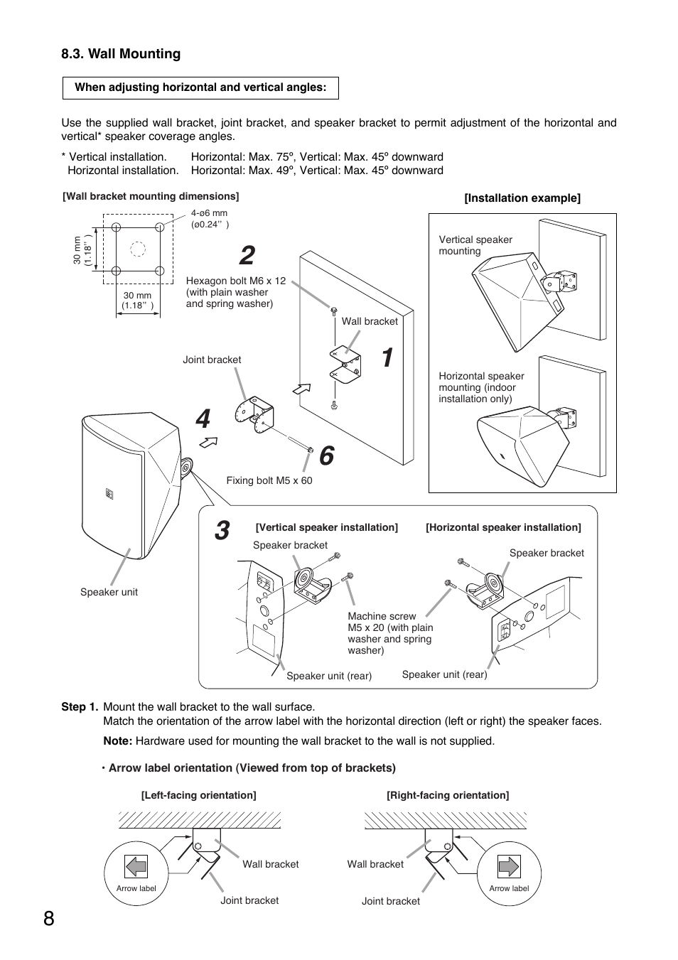 Toa F-1300WTWP User Manual | Page 8 / 18