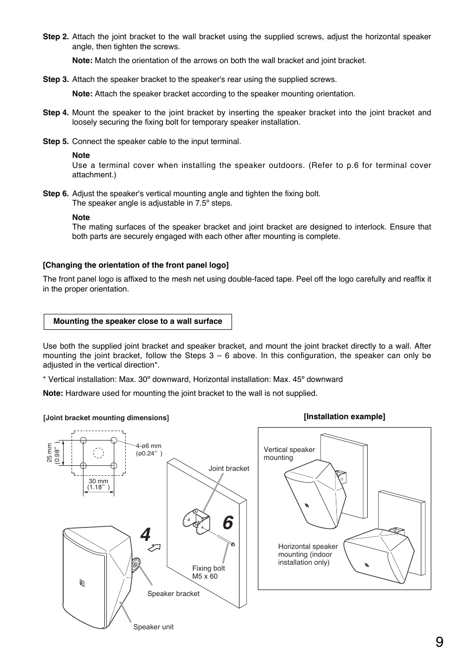 Toa F-1300WTWP User Manual | Page 9 / 18
