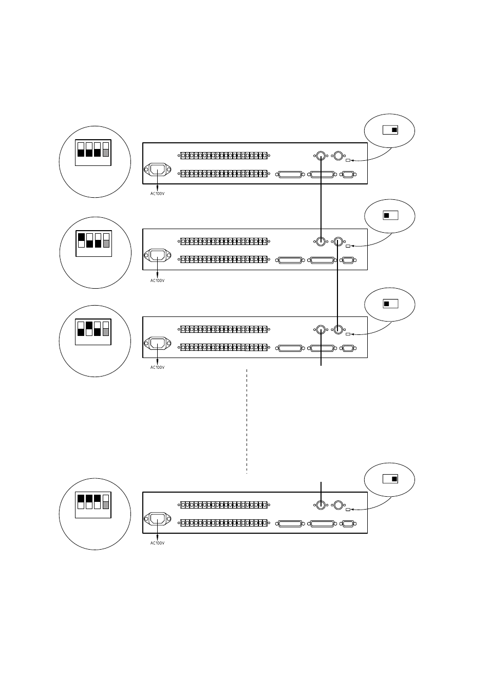 Master/slave connection example | Toa C-AL80 User Manual | Page 11 / 16